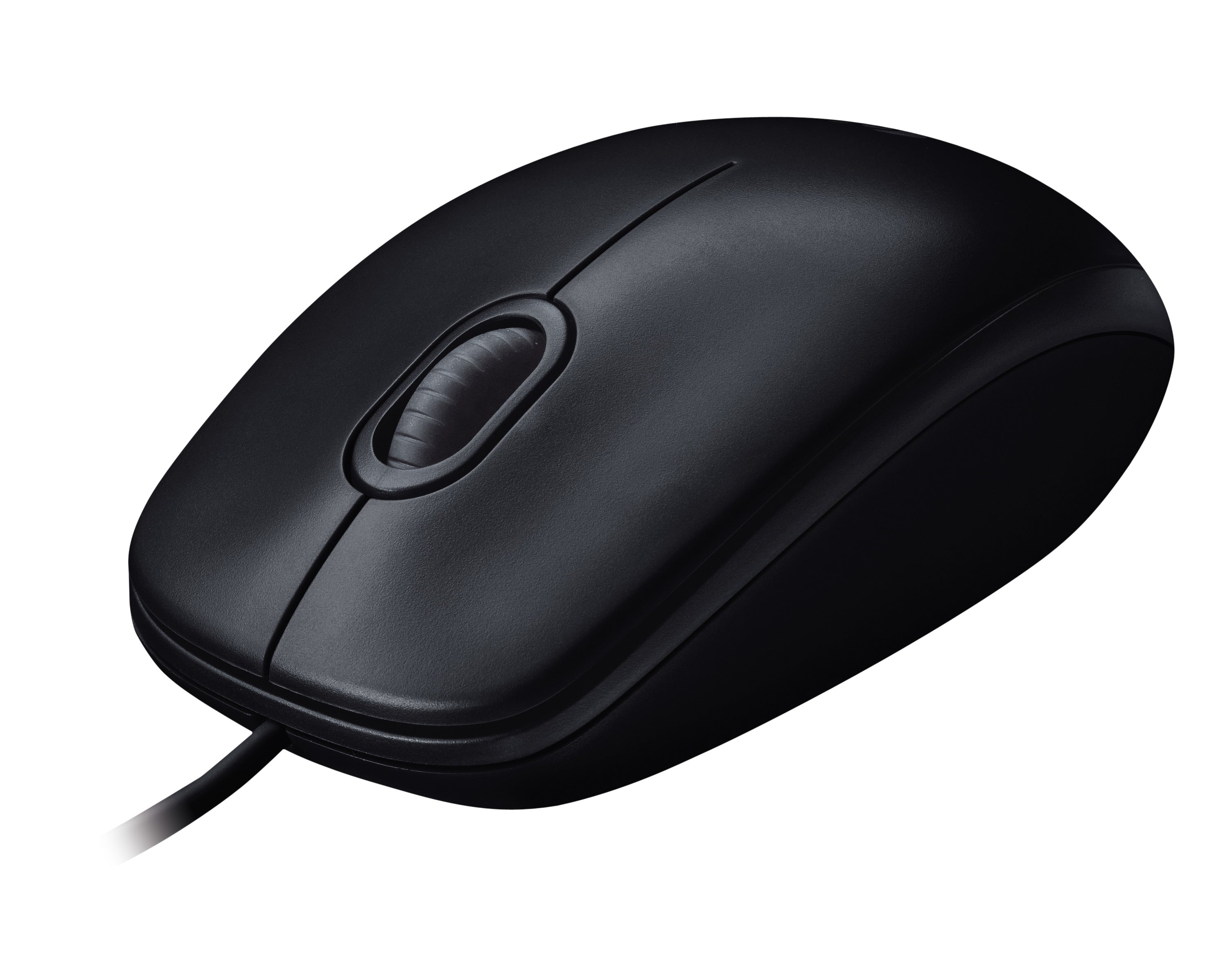Logitech M100 optical USB mouse, wired - black