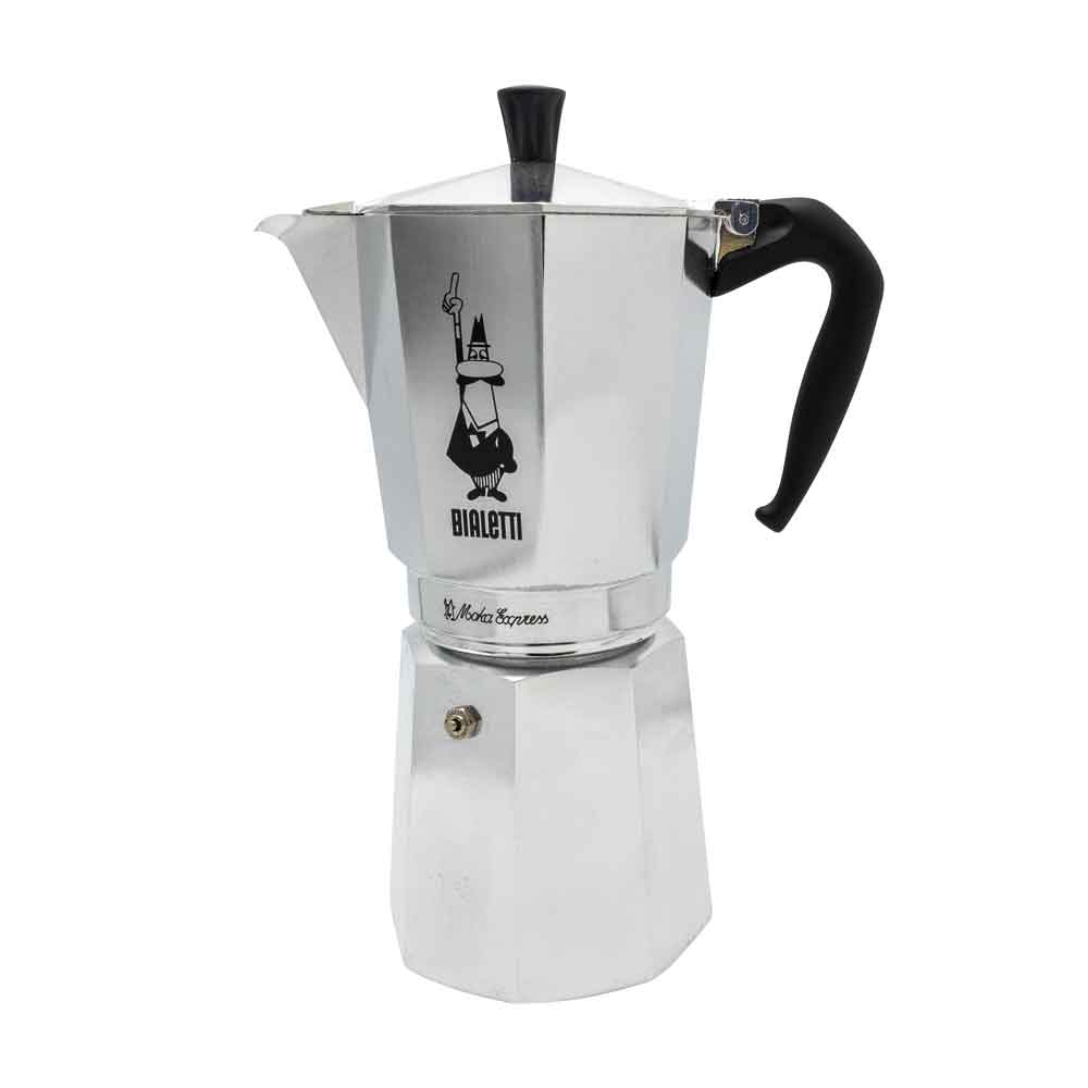 Bialetti Moka Express, espresso maker for 18 cups