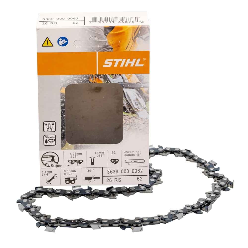 Stihl 36390000062 saw chain .325 1.6 mm 62 GL 37 cm