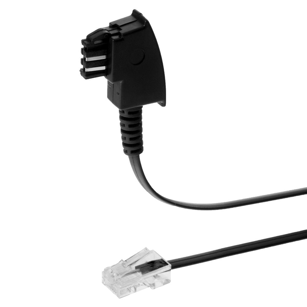 Helos Anschlusskabel TAE F / RJ45 8P2C, Router, 10 m