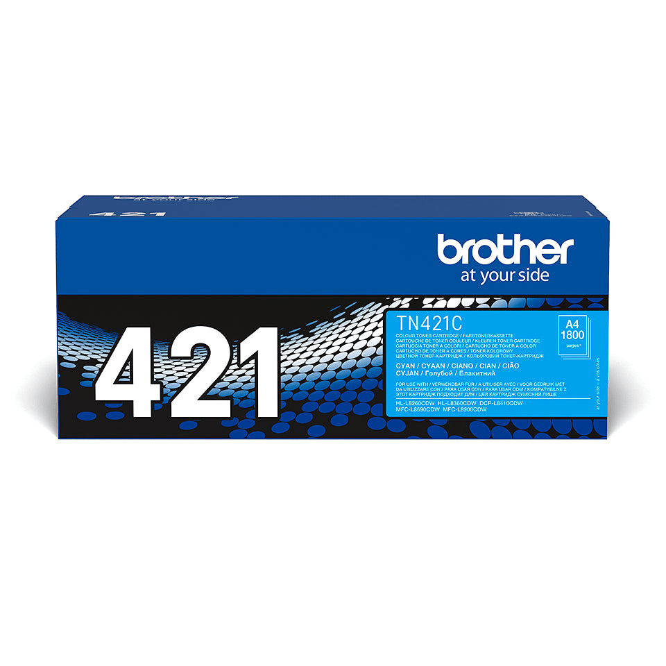 Brother Toner TN-421C cyan (approx. 1,800 pages)