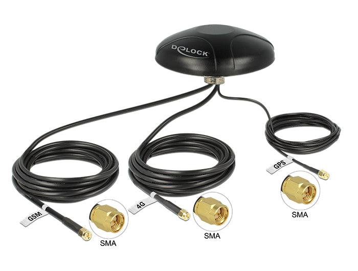 Delock Antenne Multiband LTE UMTS GSM GPS SMA