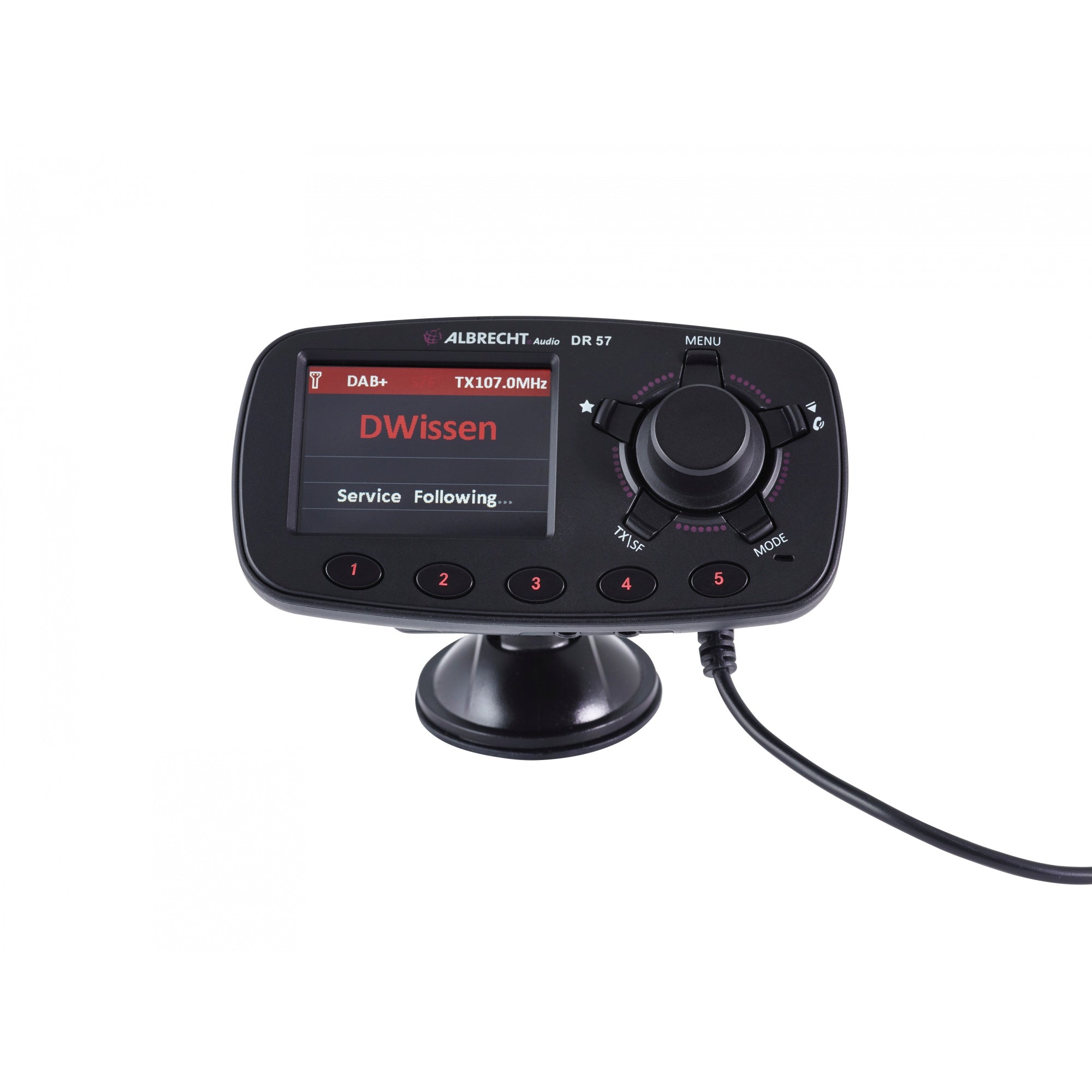 Albrecht DR 57 car radio DAB+ (DLS) adapter
