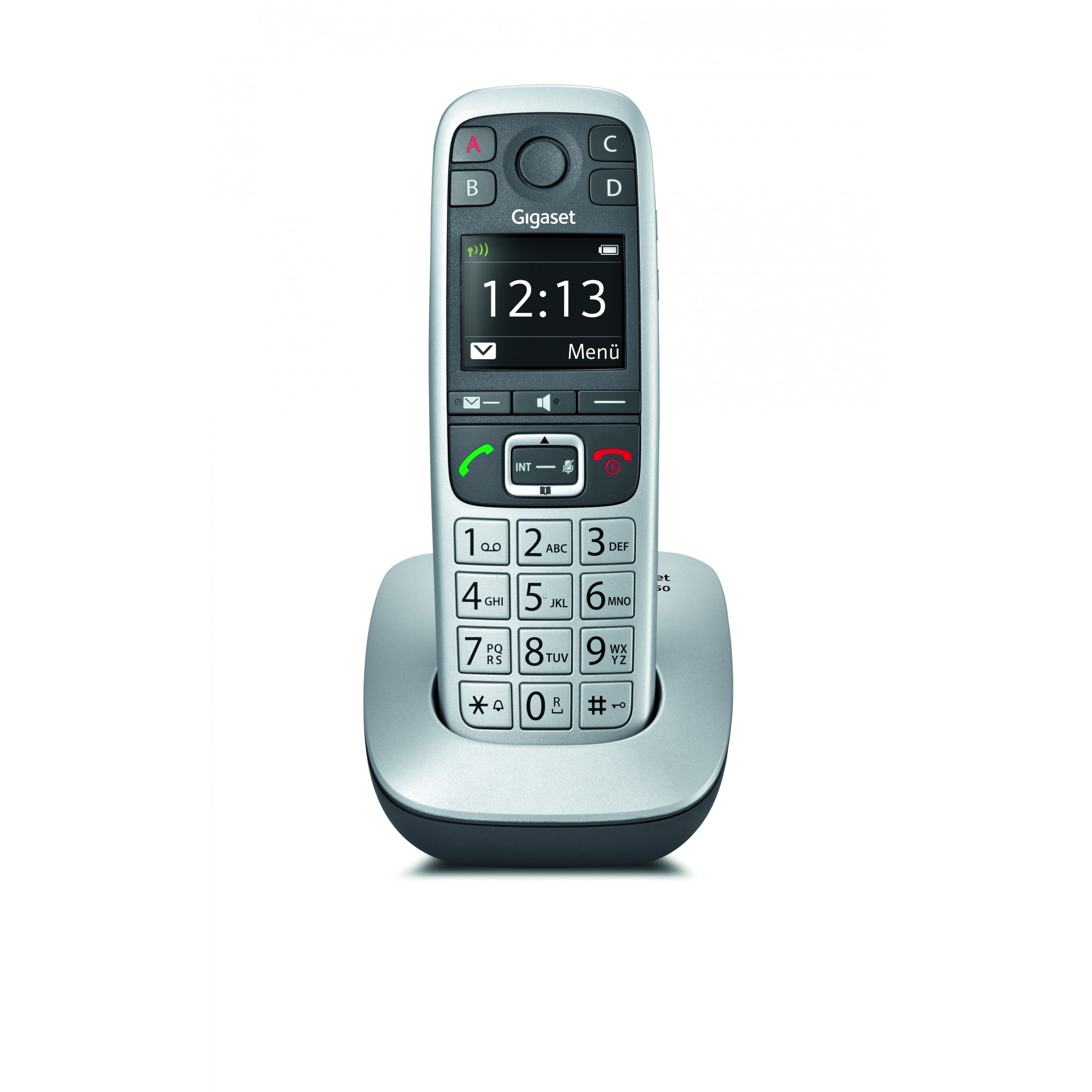 Gigaset E560 int. large button cordless phone - platinum