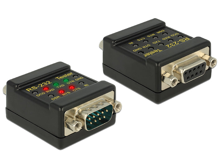 Delock RS232 Tester DB9 female > DB9 male