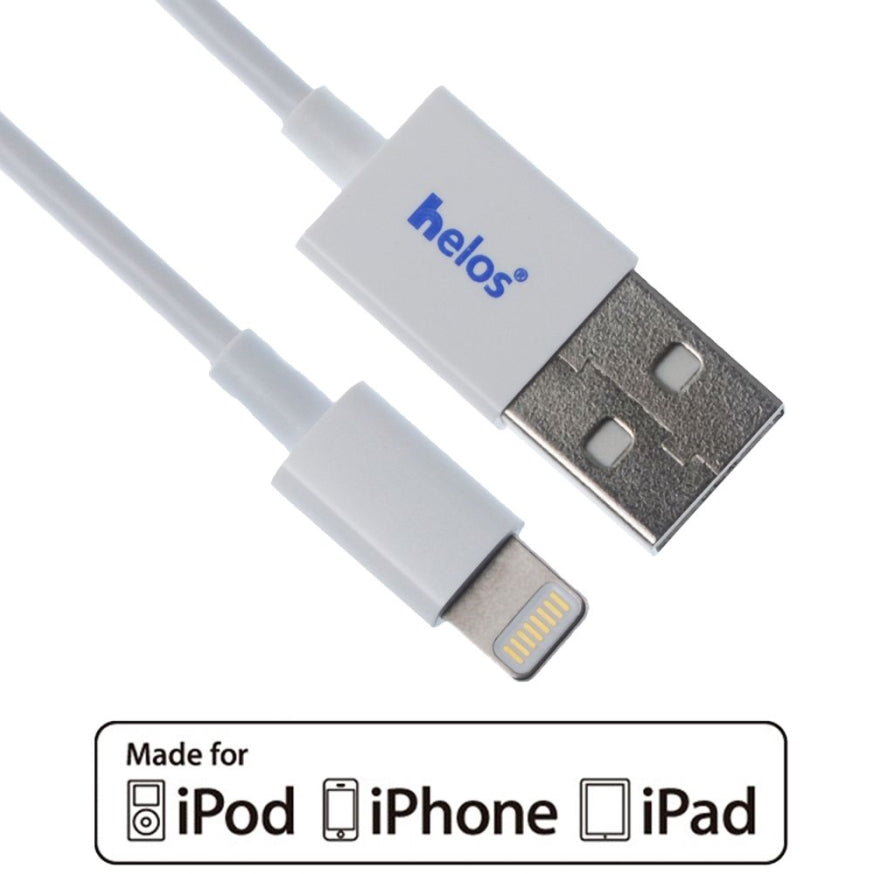 Helos Lightning to USB cable 1.0m white