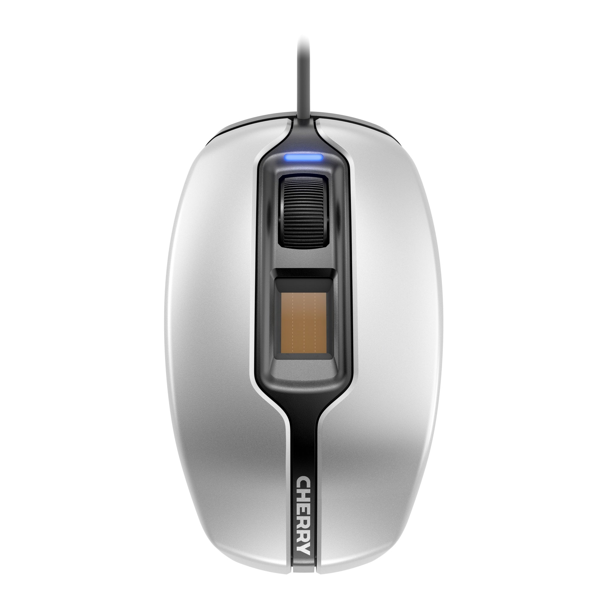 CHERRY MC 4900 USB mouse with fingerprint sensor silver-black