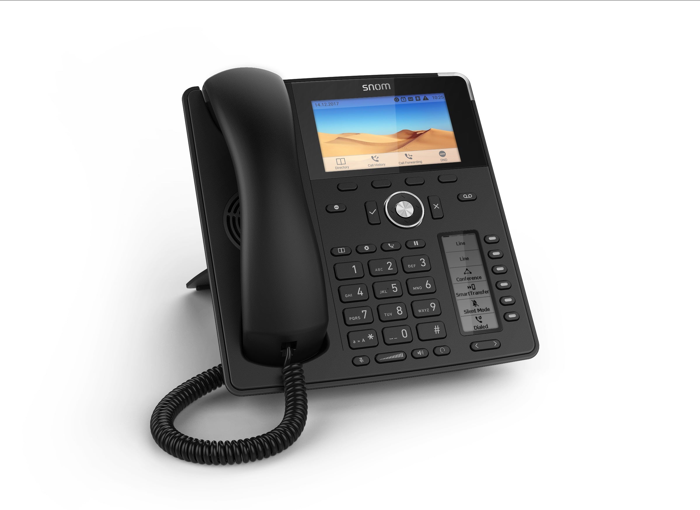 SNOM D785 VoIP Desk Telephone, black