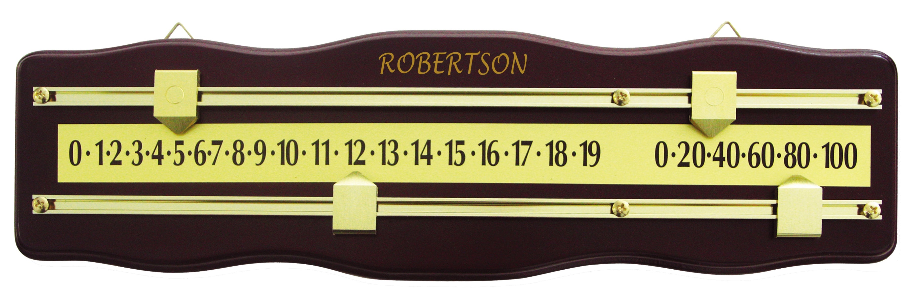 Robertson scoreboard for pool/snooker, 2 players