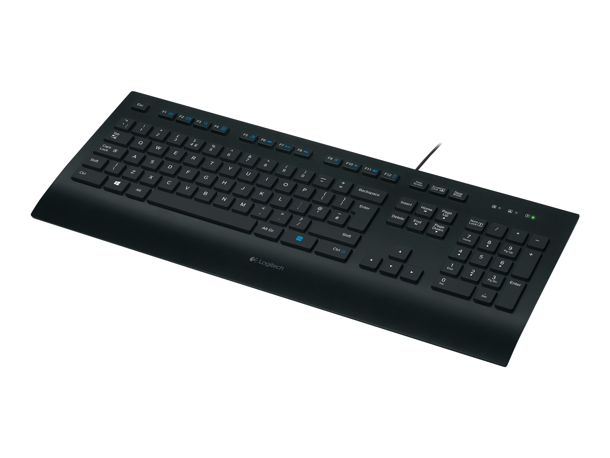 Logitech K280e USB keyboard for Business DE - black