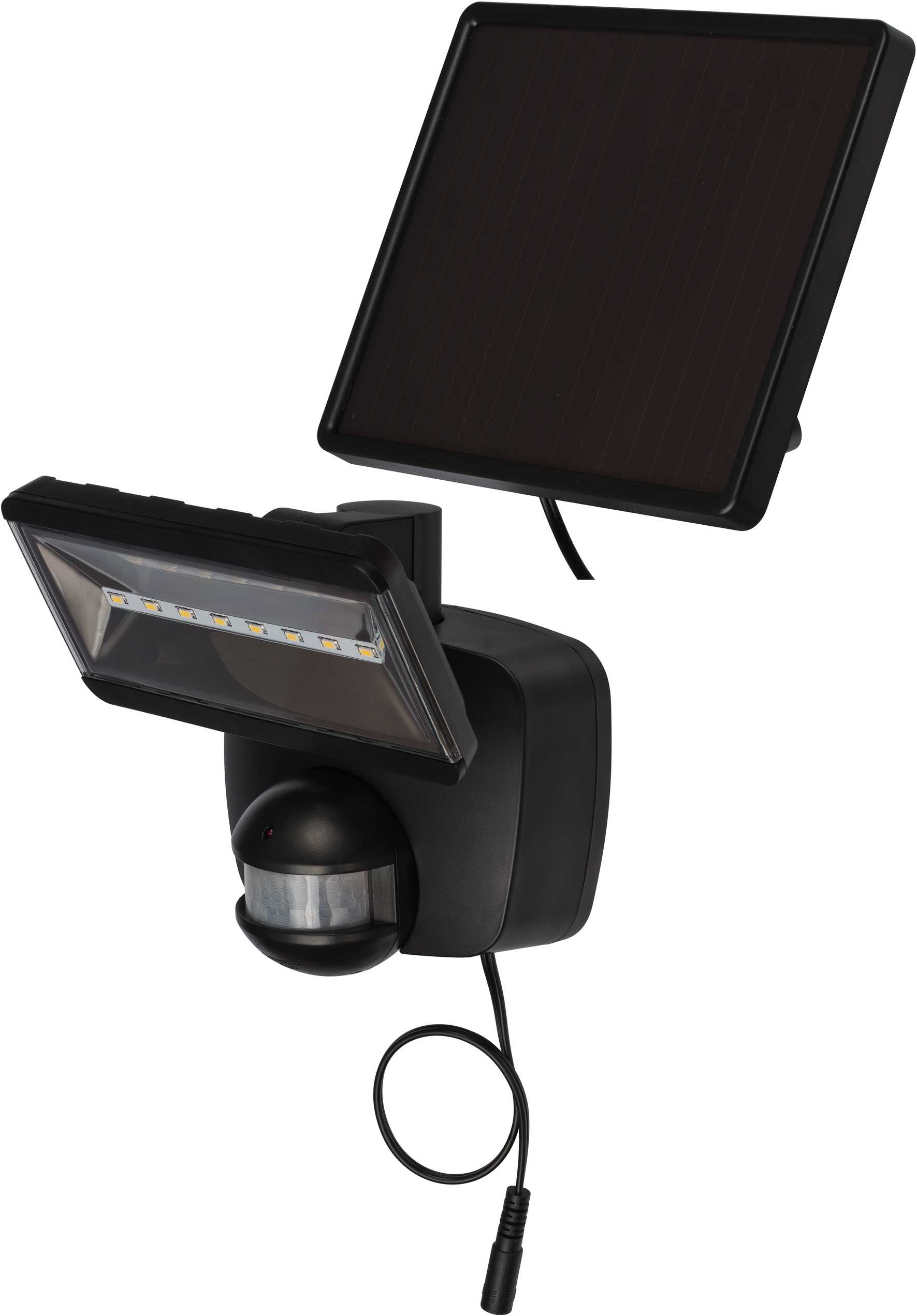 Brennenstuhl Solar LED spotlight SOL 800 with infrared motion detector anthracite