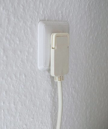Brennenstuhl extension cable with angled flat plug 10m, white, indoor