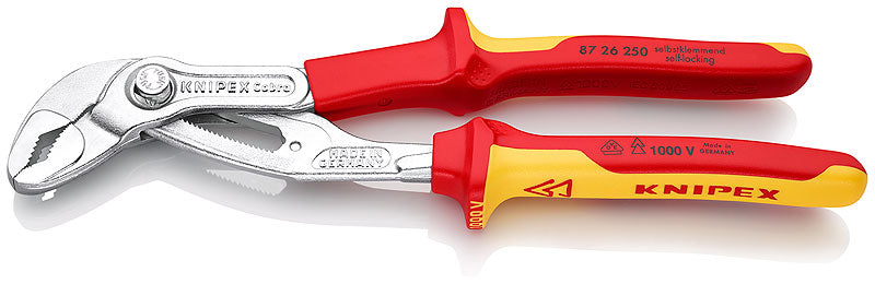 KNIPEX Cobra high-tech water pump pliers with quick adjustment