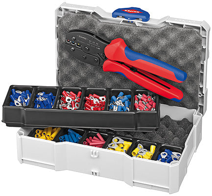 KNIPEX crimping assortment for cable connectors