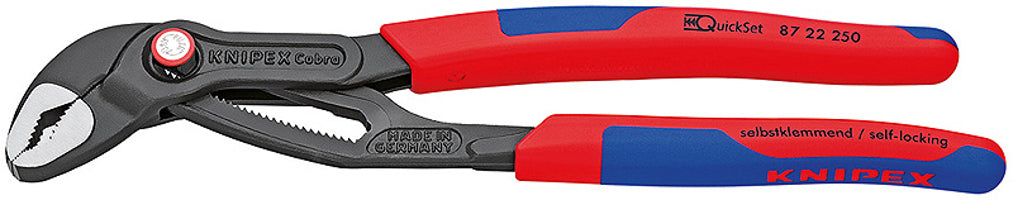 KNIPEX Cobra QuickSet, high-performance water pump pliers
