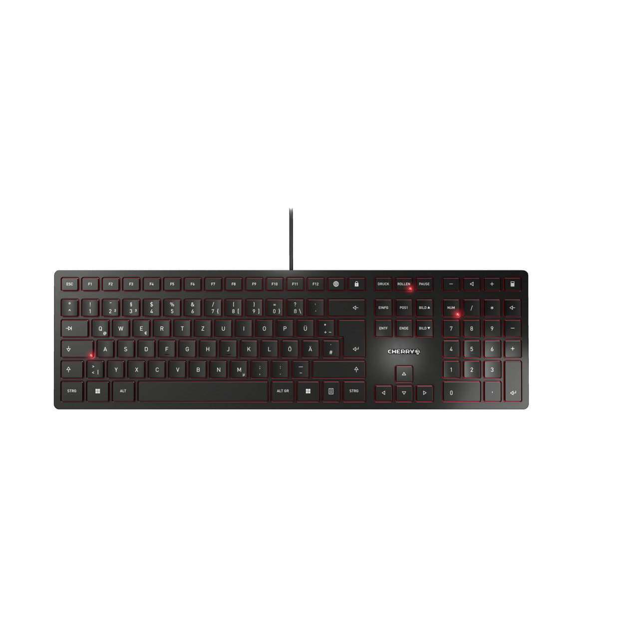 CHERRY KC 6000 SLIM USB keyboard DE black