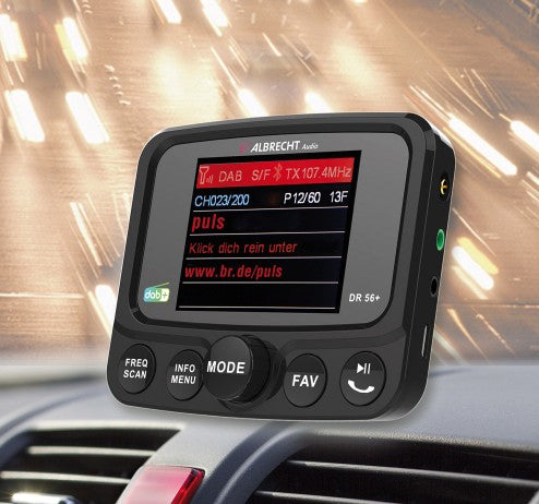 Albrecht DR 56+ car radio DAB+ adapter