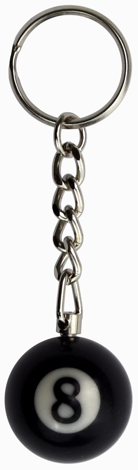 Billiard Ball Keychain No. 1