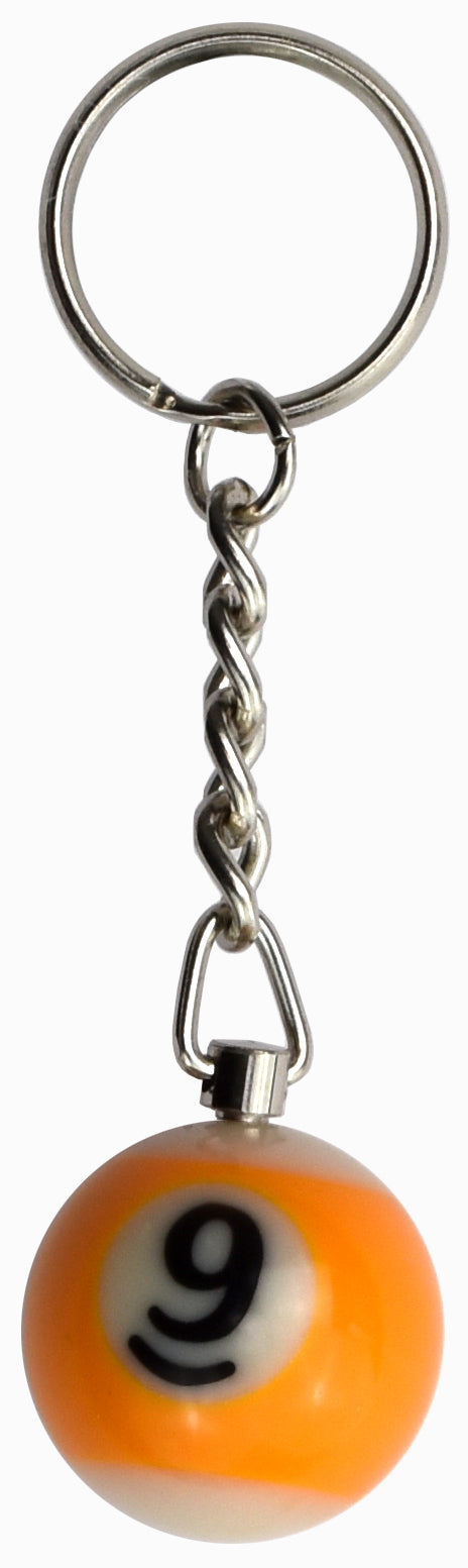 Billiard Ball Keychain No. 7