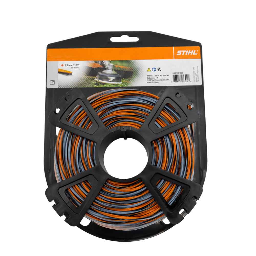 Stihl cross-shaped cutting lines with carbon content CF3 Pro roll 2.7 mm, 55 m