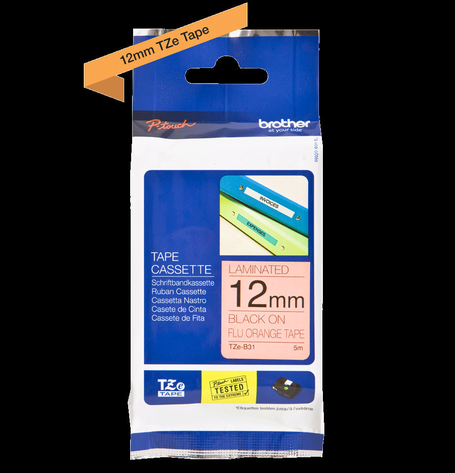 Brother P-Touch TZe-B31 label tape 12mm