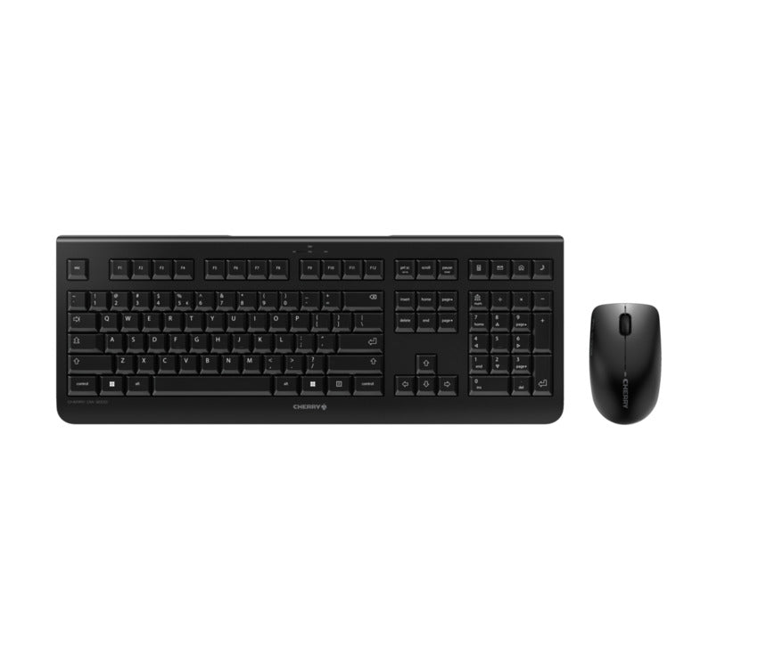 CHERRY DW 3000 keyboard with mouse set DE wireless black