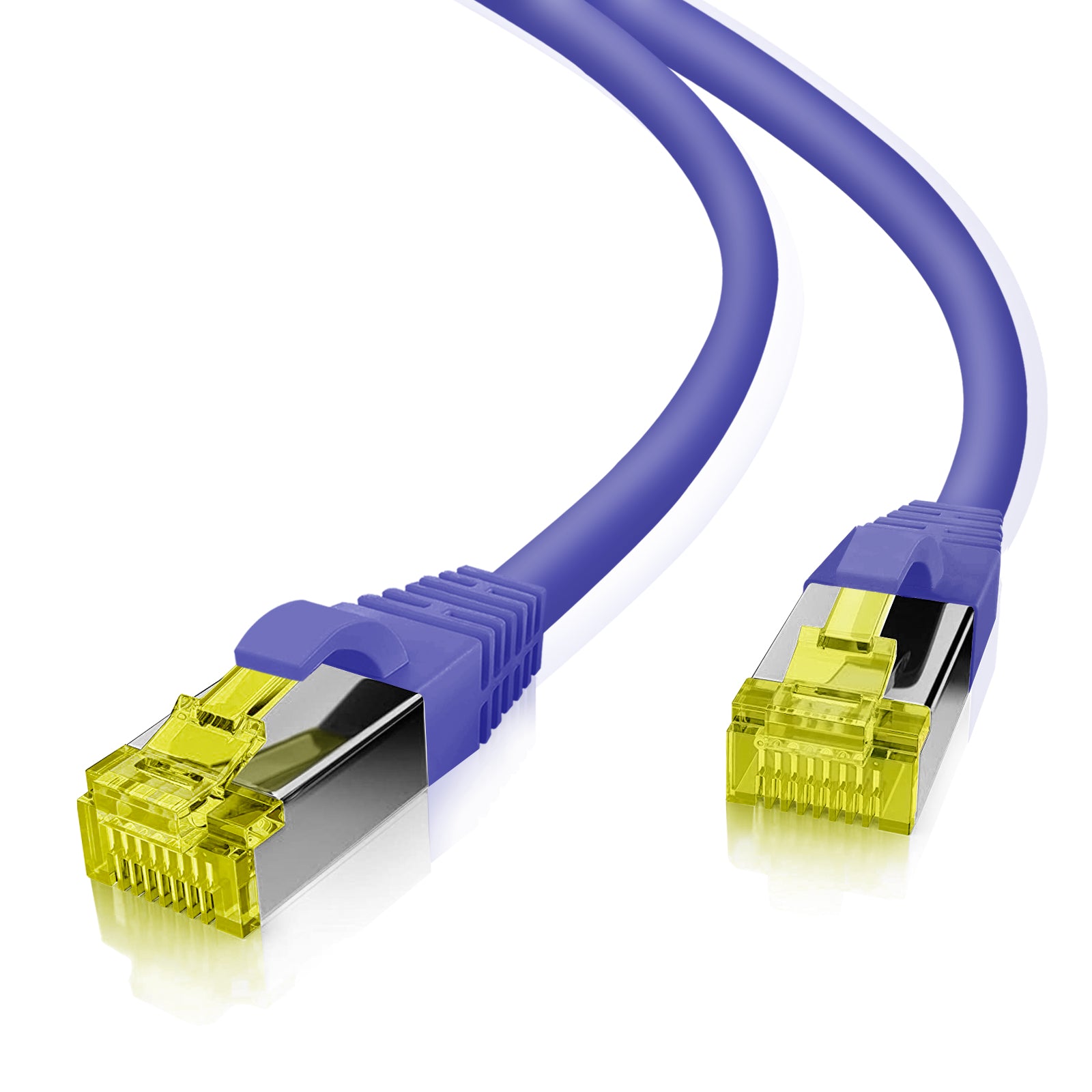 Helos Patchkabel S/FTP Cat 6a lila 30,0m