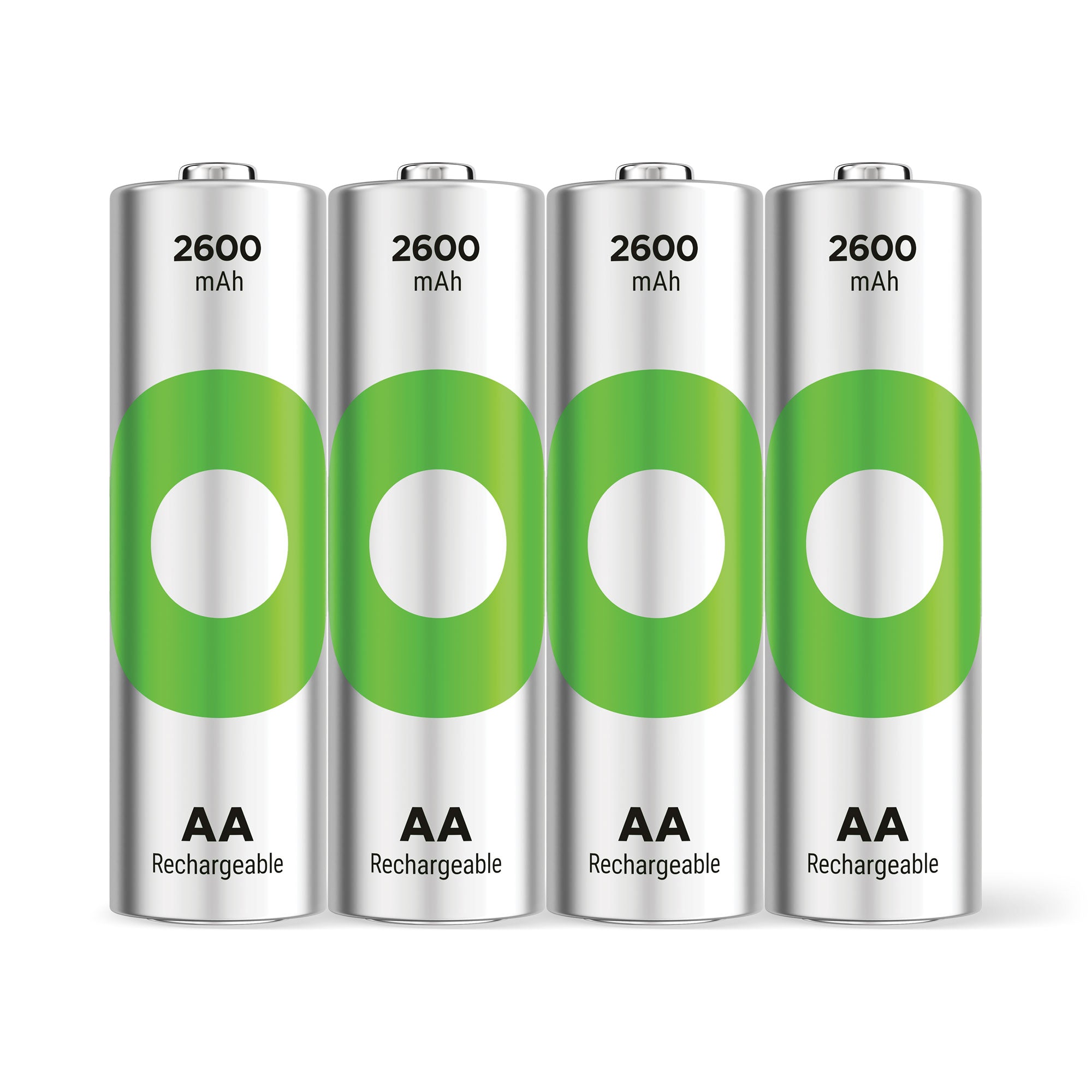 GP ReCyko AA Micro NiMH 2600 mAh 1.2V battery pack of 4