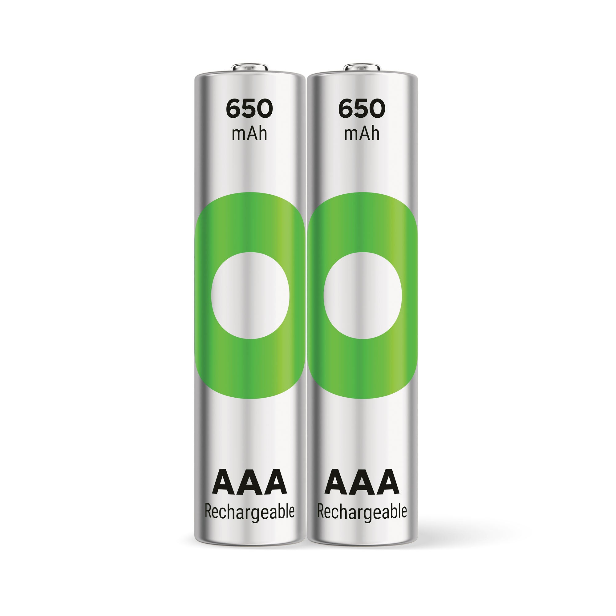 GP ReCyko AAA Micro NiMH 650 mAh 1,2V Akku 2er Blister