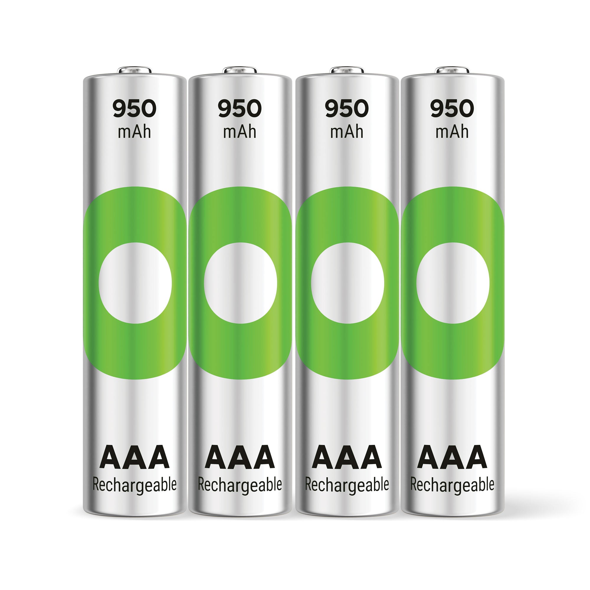 GP ReCyko AAA Micro NiMH 950 mAh 1.2V battery pack of 4
