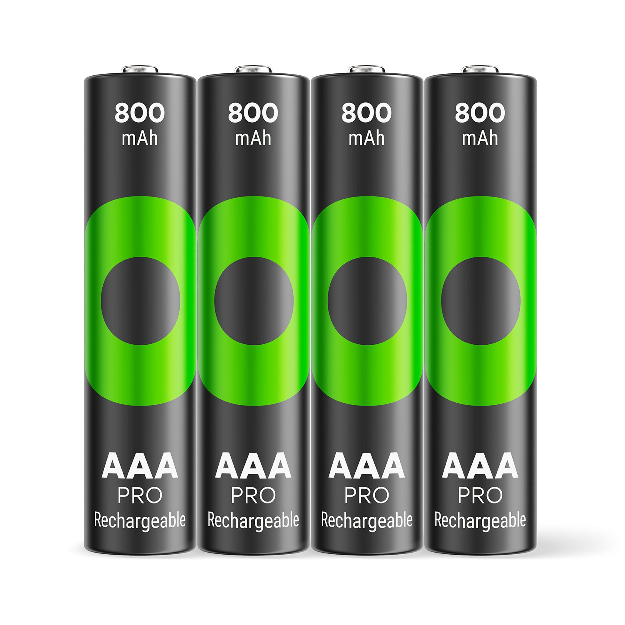 GP ReCyko+ Pro AAA Micro NiMH 800 mAh 1.2V battery pack of 4