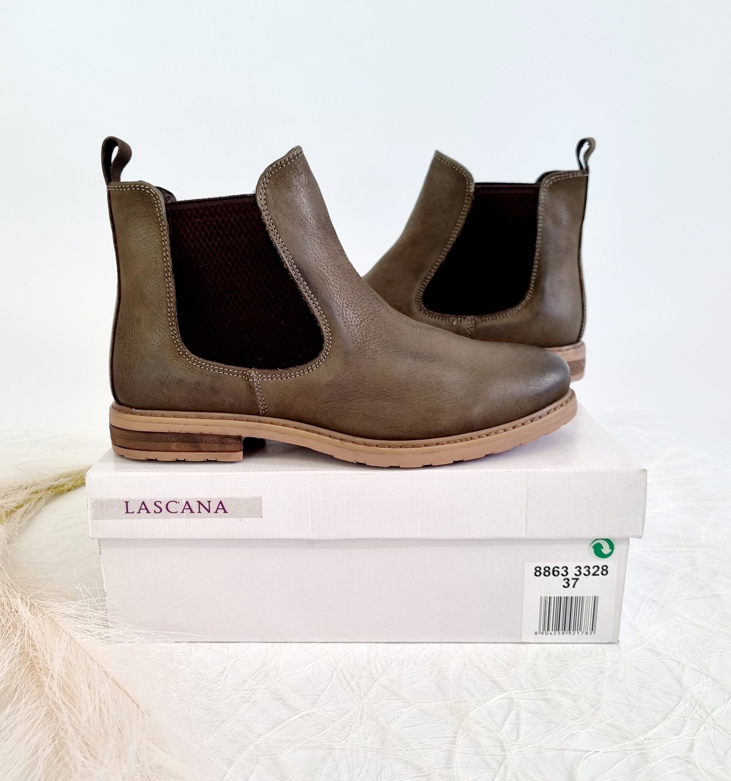 Women's leather low shoes Lascana