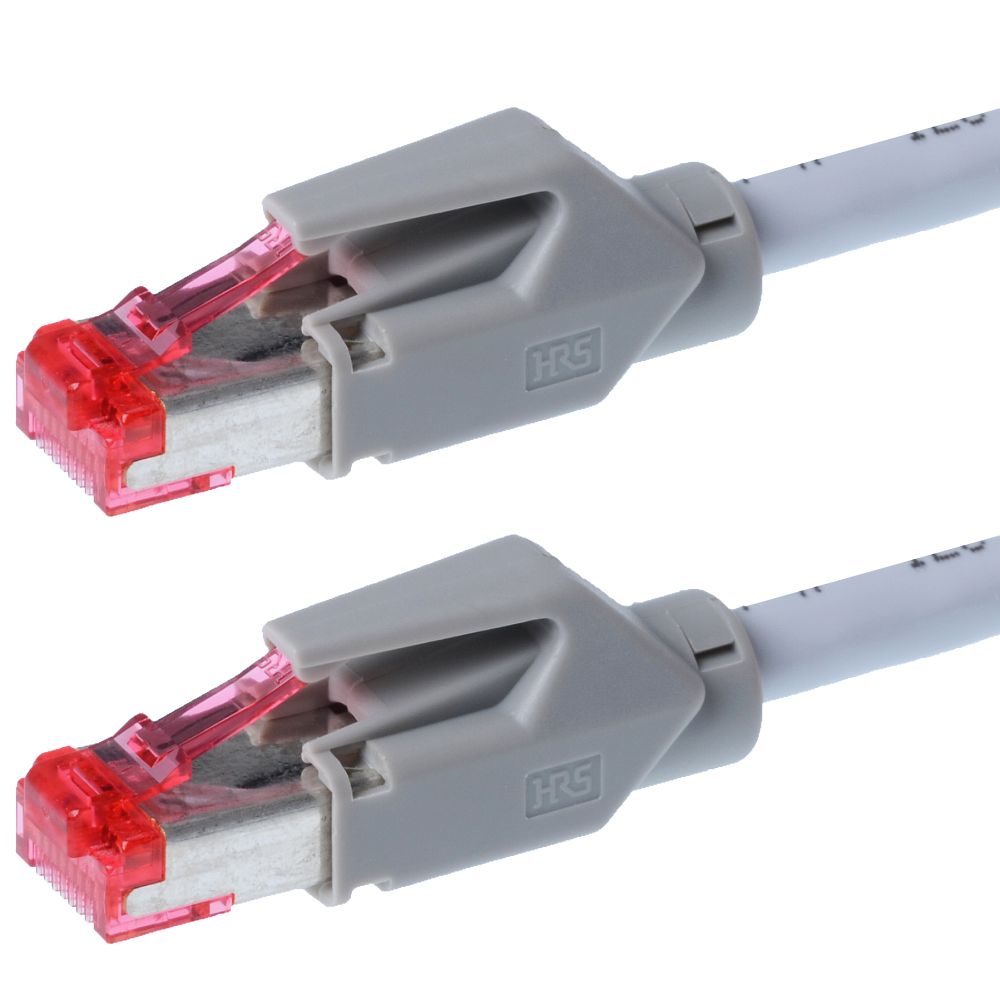 Draka Patchkabel S/FTP Cat 6a HQ TM21 (EIA/TIA) grau 1,5m