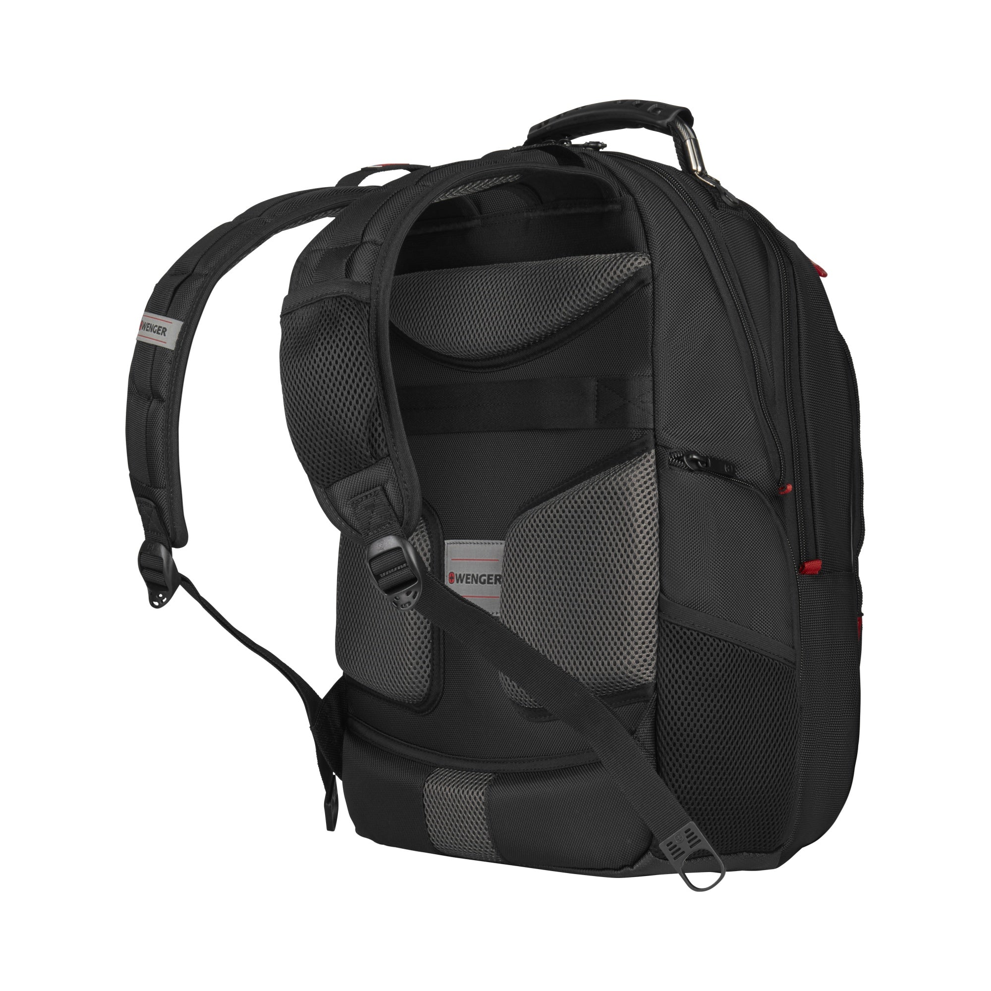 Wenger Pegasus Deluxe, Ballistic Deluxe 16 Laptop Backpack, Black