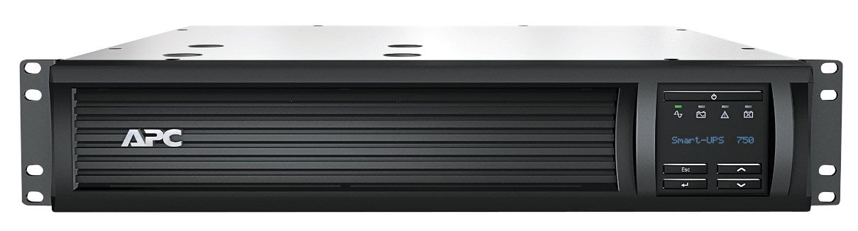 APC SMT750RMI2UC Smart UPS 750 VA / 500 Watt LCD, 2 HE, 230 V, with SmartConnect