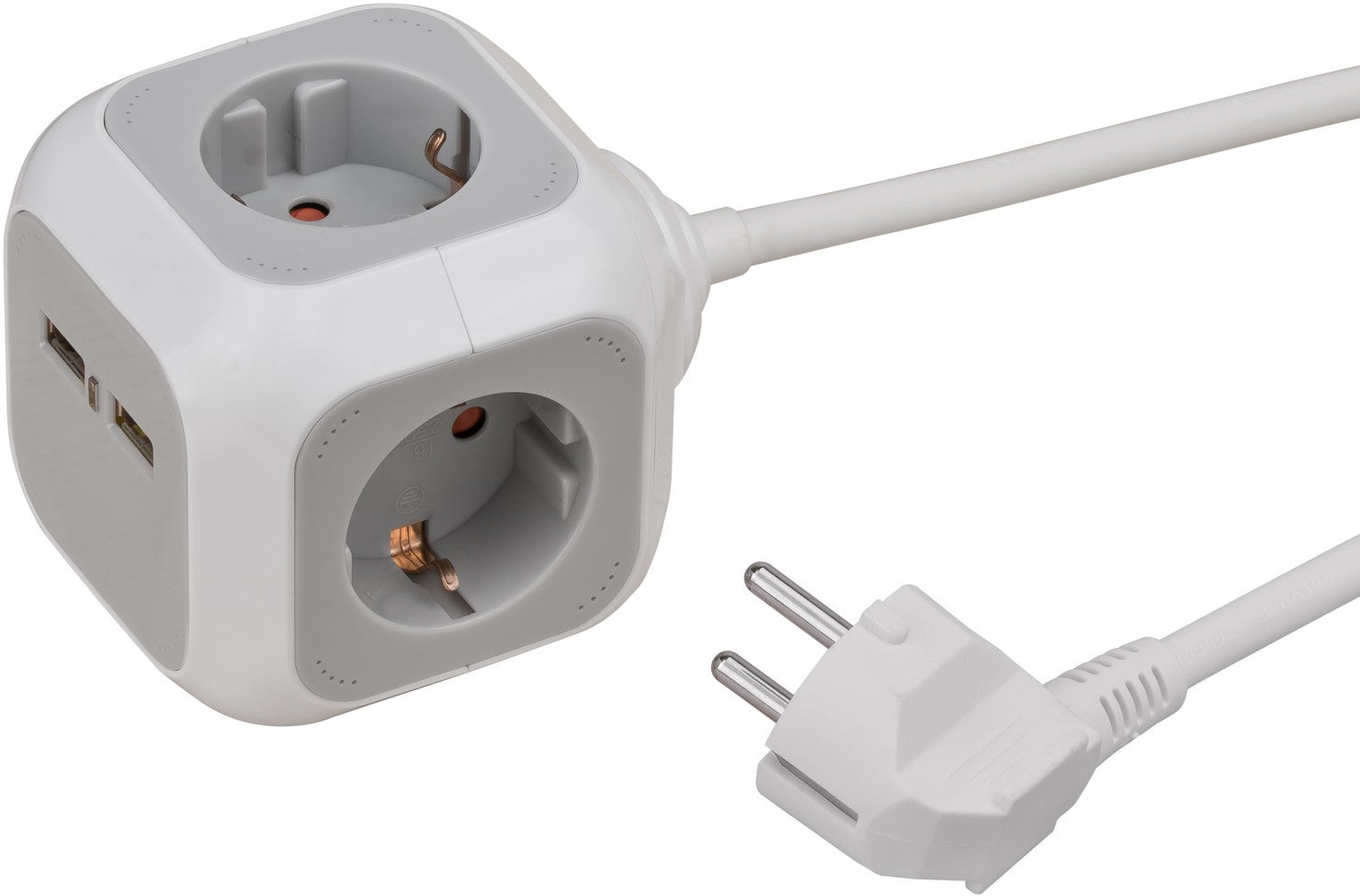 Brennenstuhl ALEA-Power USB charger socket block 4-way Schuko, 1.4m