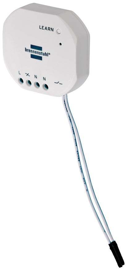 Brennenstuhl BrematicPRO wireless actuator with switch connection flush-mounted