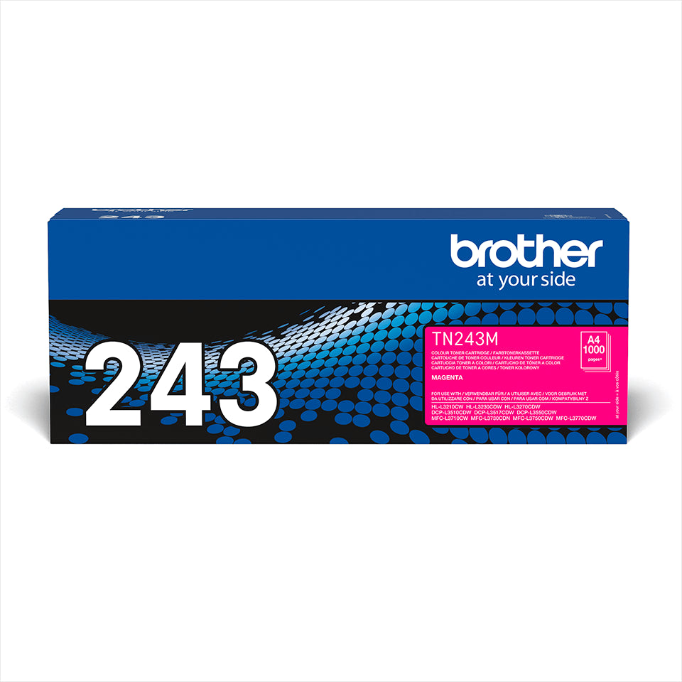 Brother Toner TN-243M magenta (approx. 1,000 pages)