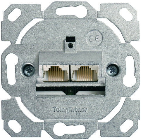 Telegärtner socket AMJ45 8/8 K Up/0 Cat.6A without central plate