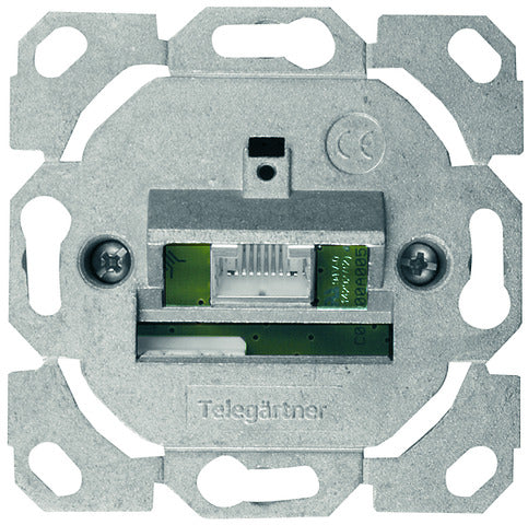Telegärtner socket AMJ45 8 K Up/0 Cat.6A without central plate