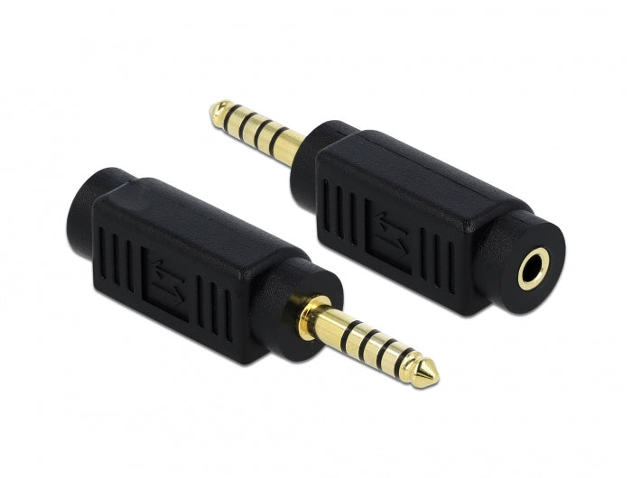 Delock adapter jack plug 4.4 mm 5 pin to jack socket 3.5 mm 3 pin
