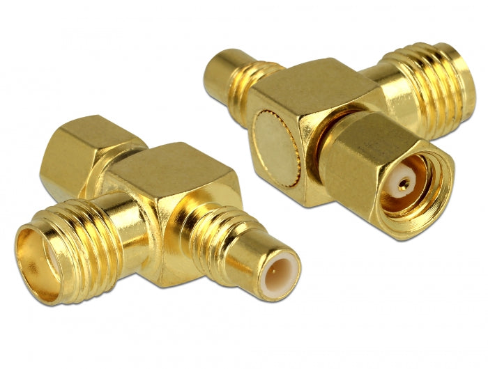 Delock Adapter SMC Buchse > SMC Stecker > SMA Buchse T-Stk.