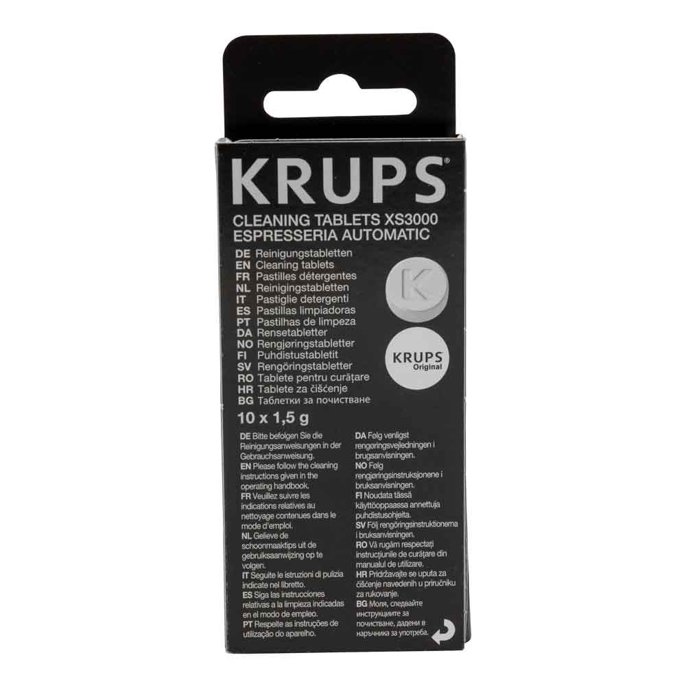 Krups XS 3000 cleaning tablets for Espresseria Automatic