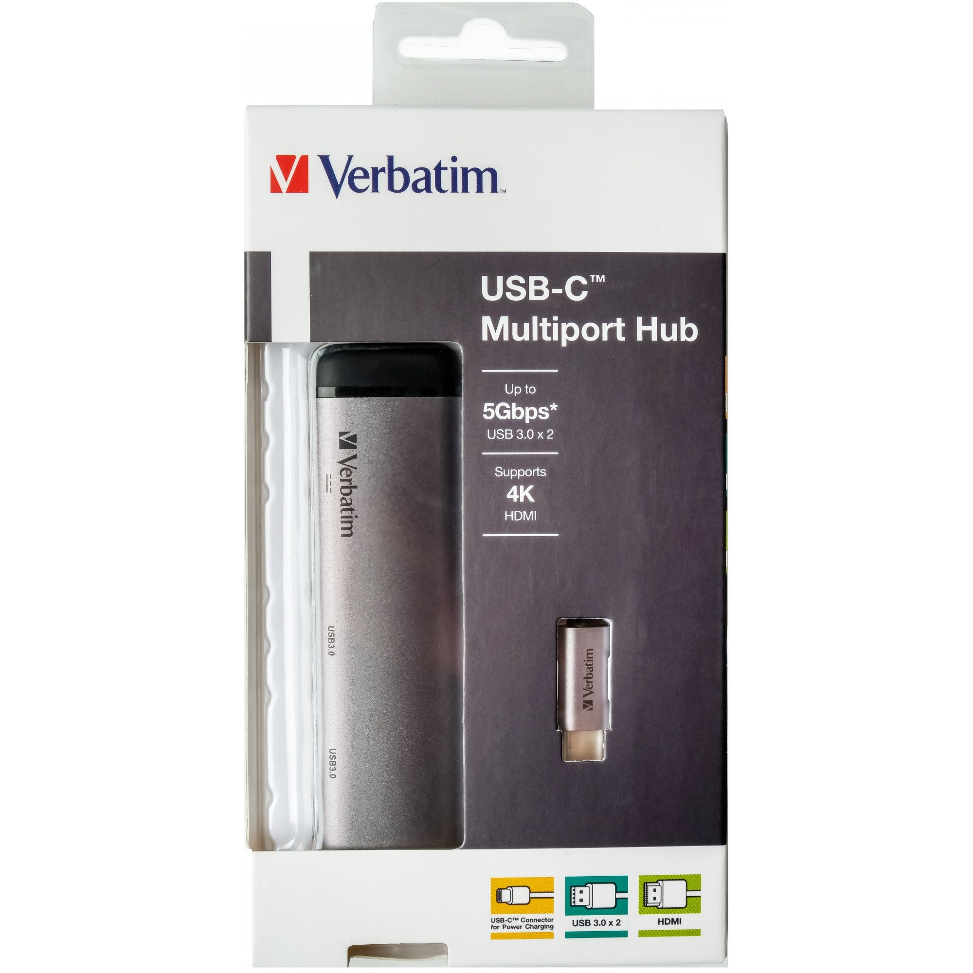 Verbatim USB-C™ Multiport HUB Gen.1 USB 3.1 USB 3.0 HDMI