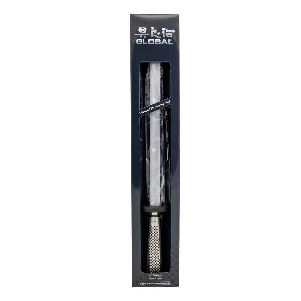 Global G-38 Diamond Sharpening Steel 260 mm