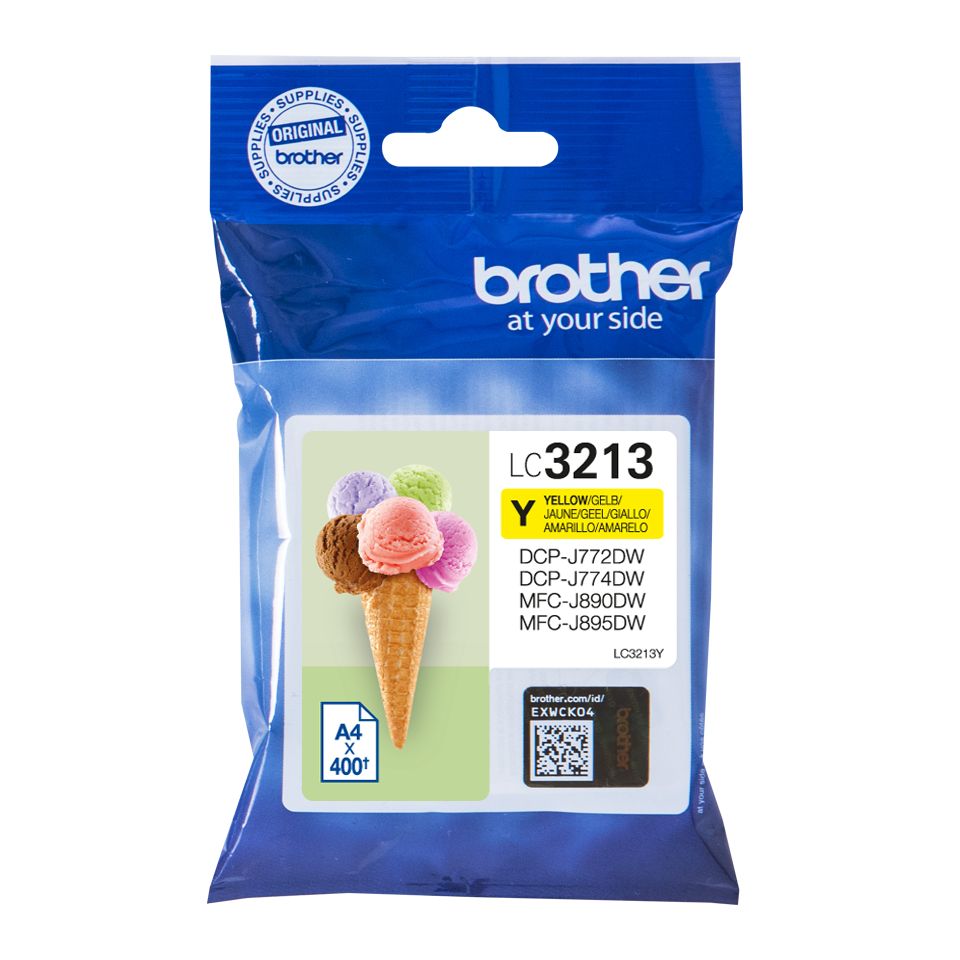 Brother ink cartridge LC-3213Y yellow (400 pages)