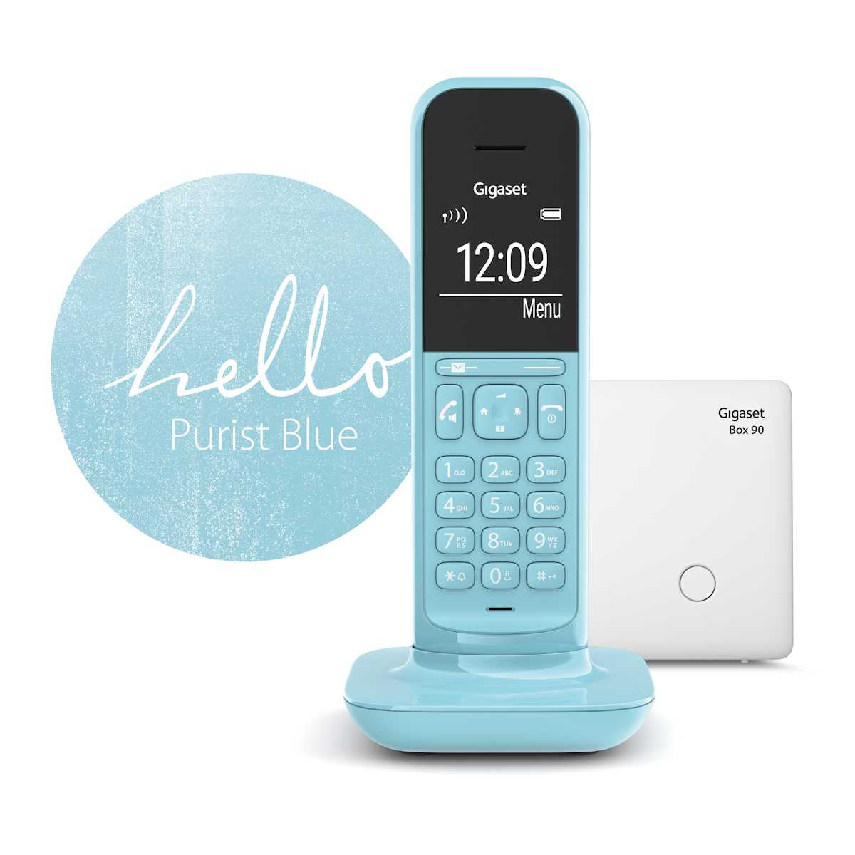 Gigaset CL390 cordless phone - Purist Blue