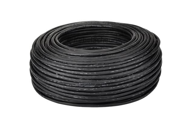 Draka patch cable UC900 SS27, Cat 7, S/FTP, PiMF, black, 500m drum