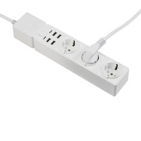 Edimax WLAN power strip with surge protection with 3 AC outlets and 4 USB