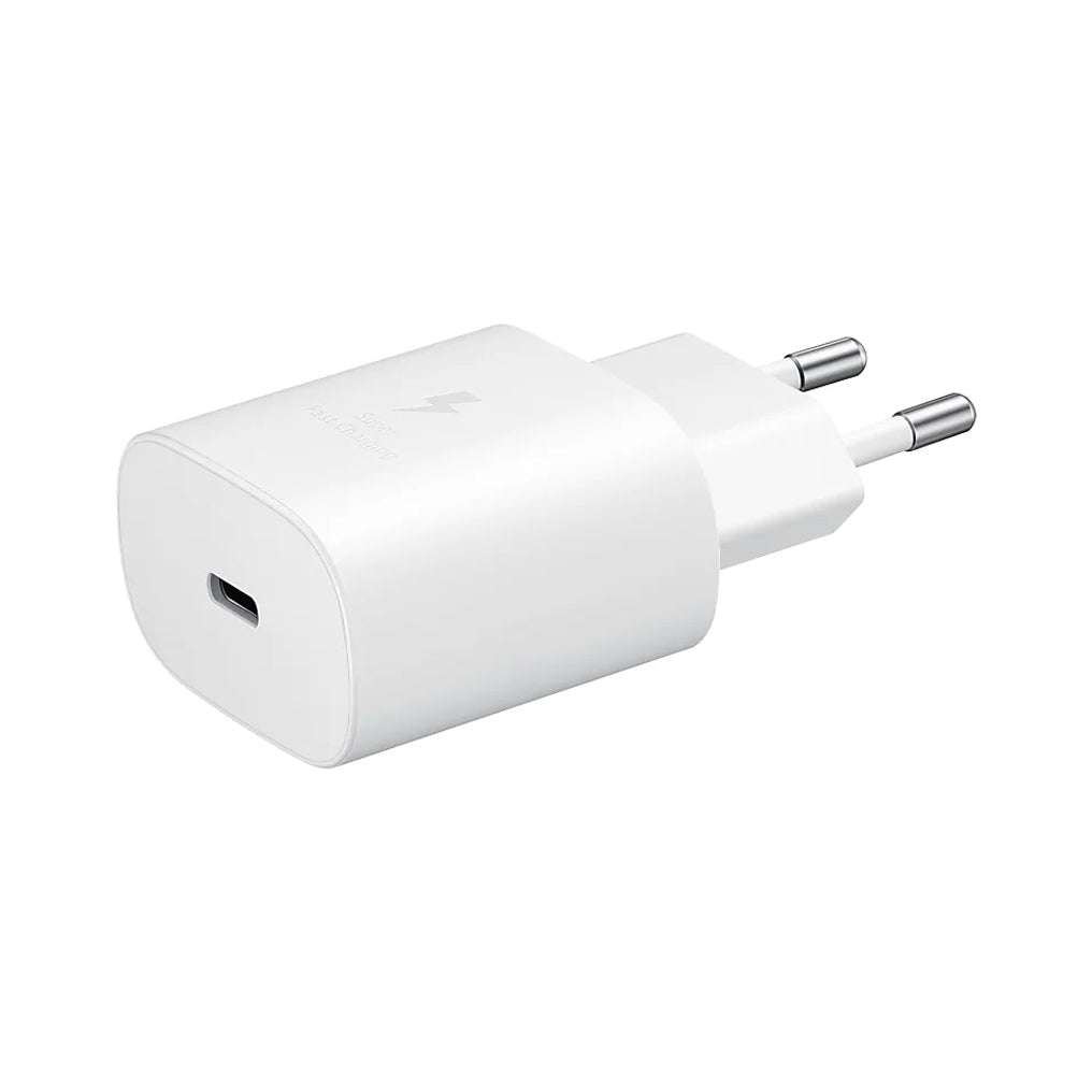 Samsung - EP-TA800NWE -ONLY ADAPTER Quick Charger 3A - USB Type C- 25W - White BULK